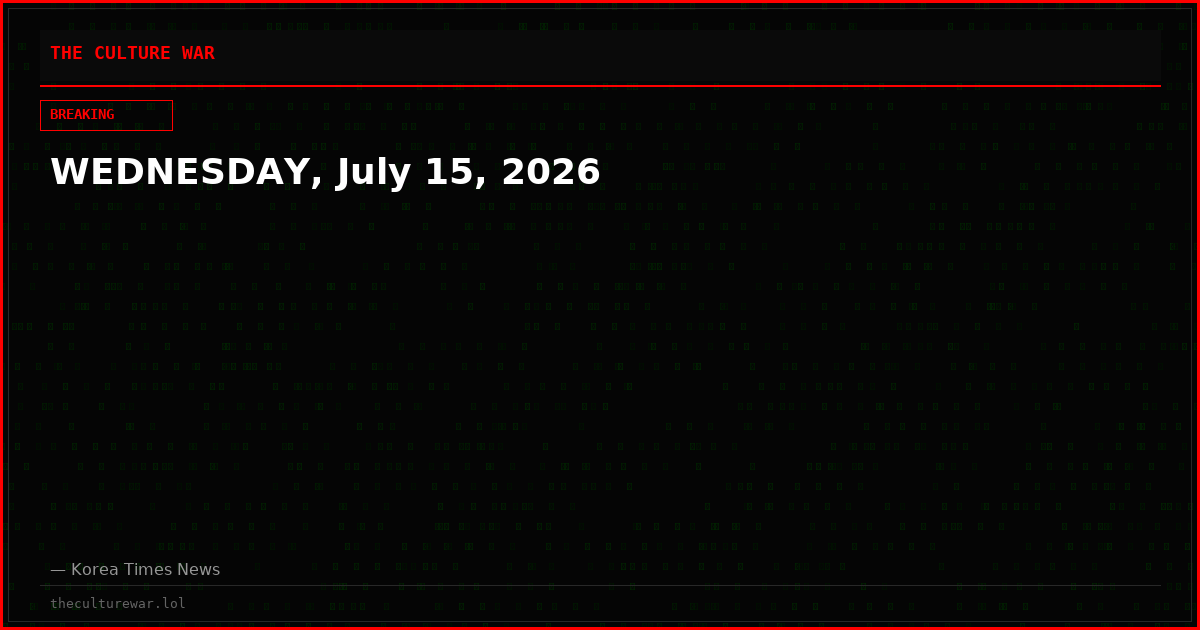 WEDNESDAY, July 15, 2026