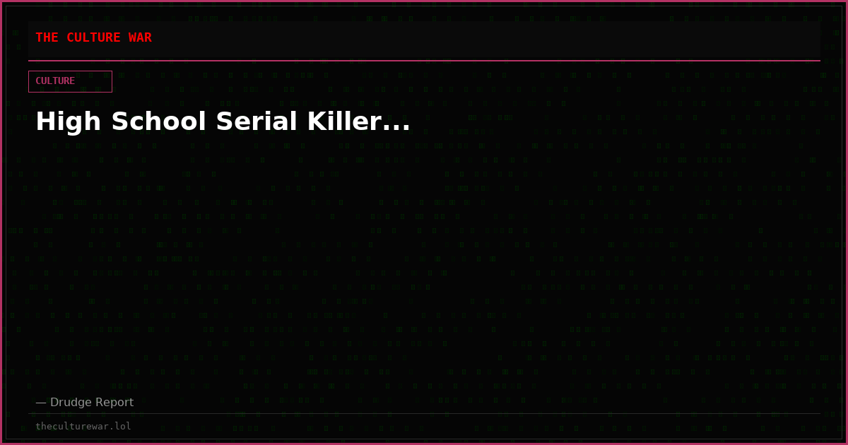 High School Serial Killer...
