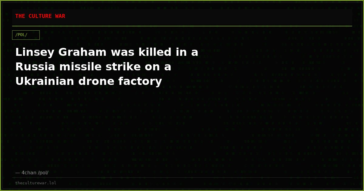 Linsey Graham was killed in a Russia missile strike on a Ukrainian drone factory