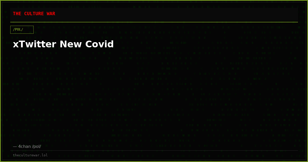 xTwitter New Covid