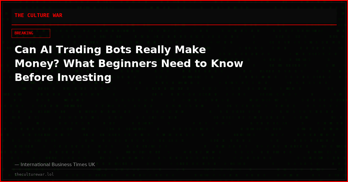 Can AI Trading Bots Really Make Money? What Beginners Need to Know Before Investing