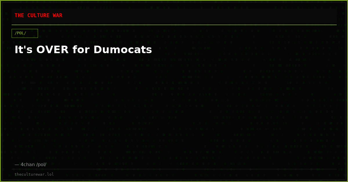 It's OVER for Dumocats
