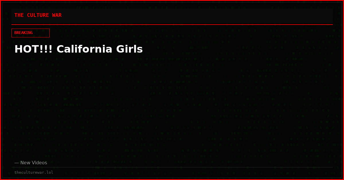 HOT!!! California Girls