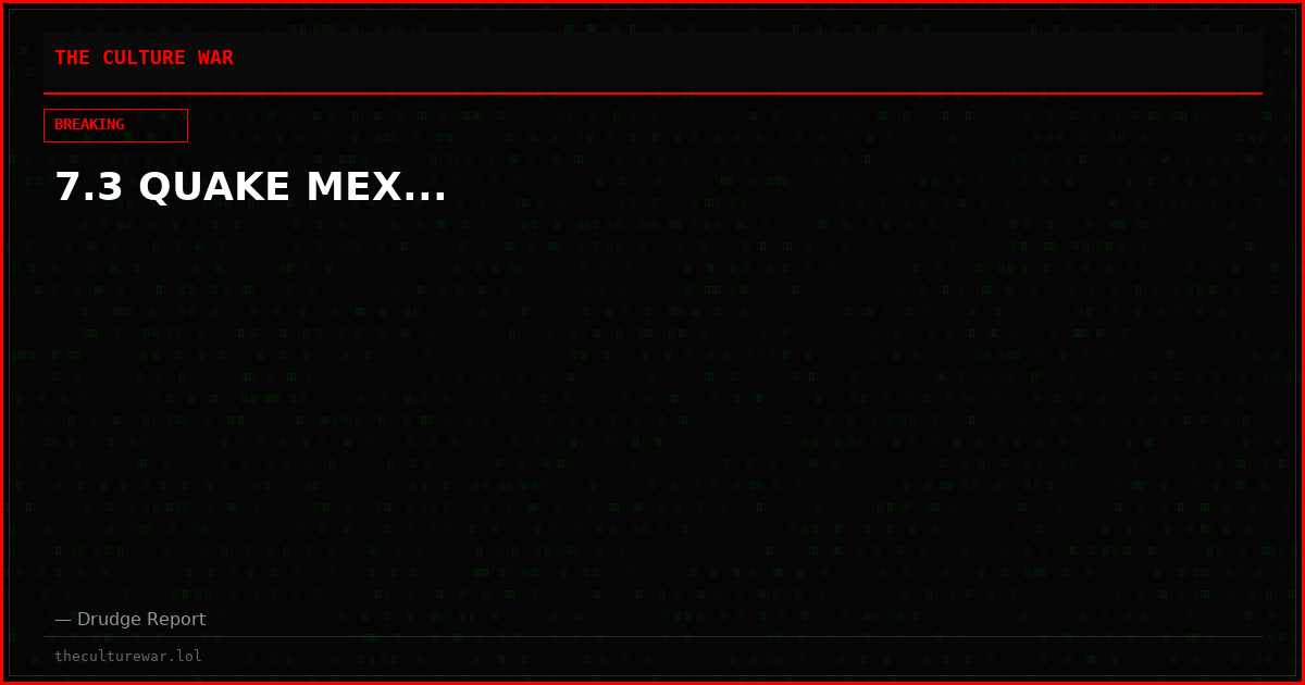 7.3 QUAKE MEX...