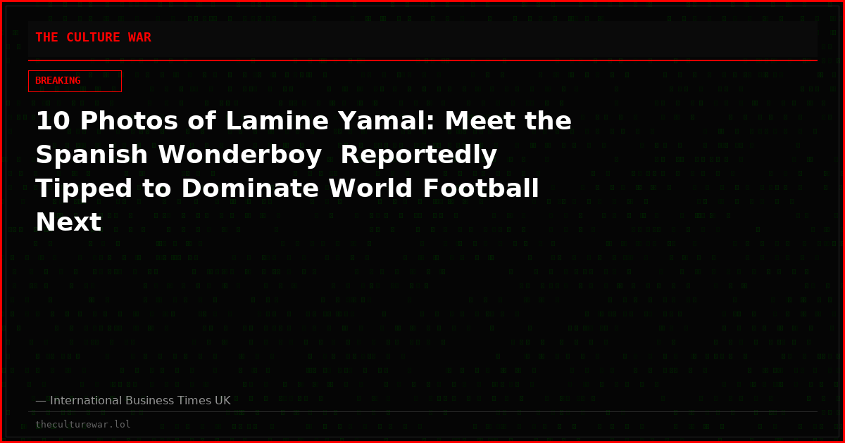 10 Photos of Lamine Yamal: Meet the Spanish Wonderboy  Reportedly Tipped to Dominate World Football Next