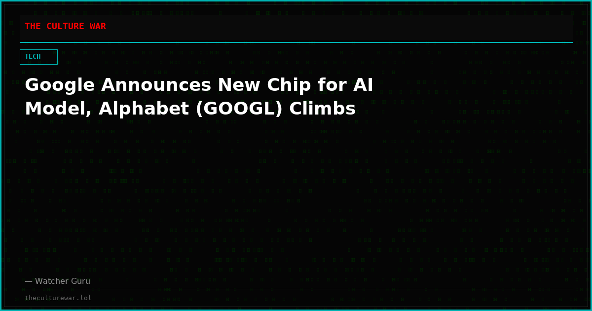 Google Announces New Chip for AI Model, Alphabet (GOOGL) Climbs