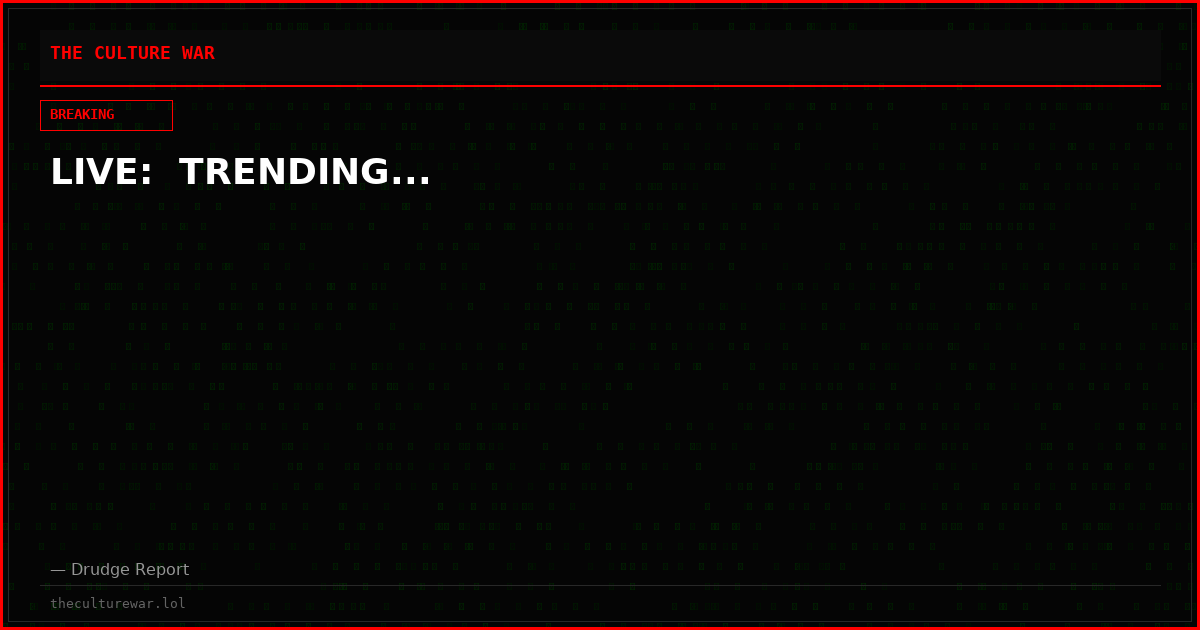 LIVE:  TRENDING...
