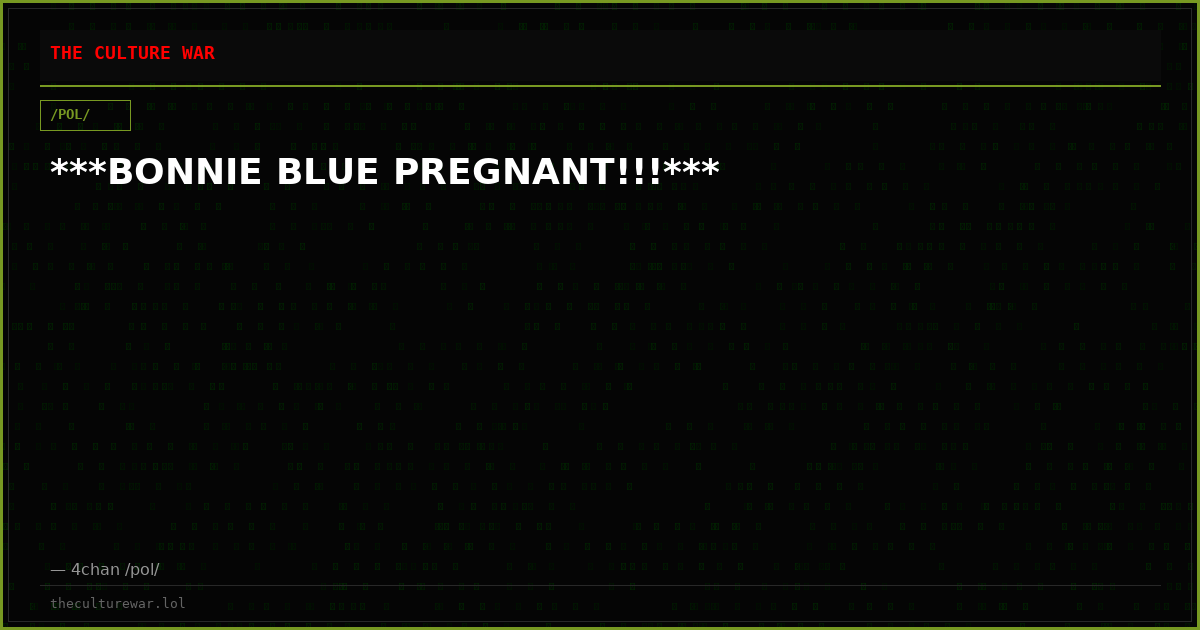 ***BONNIE BLUE PREGNANT!!!***