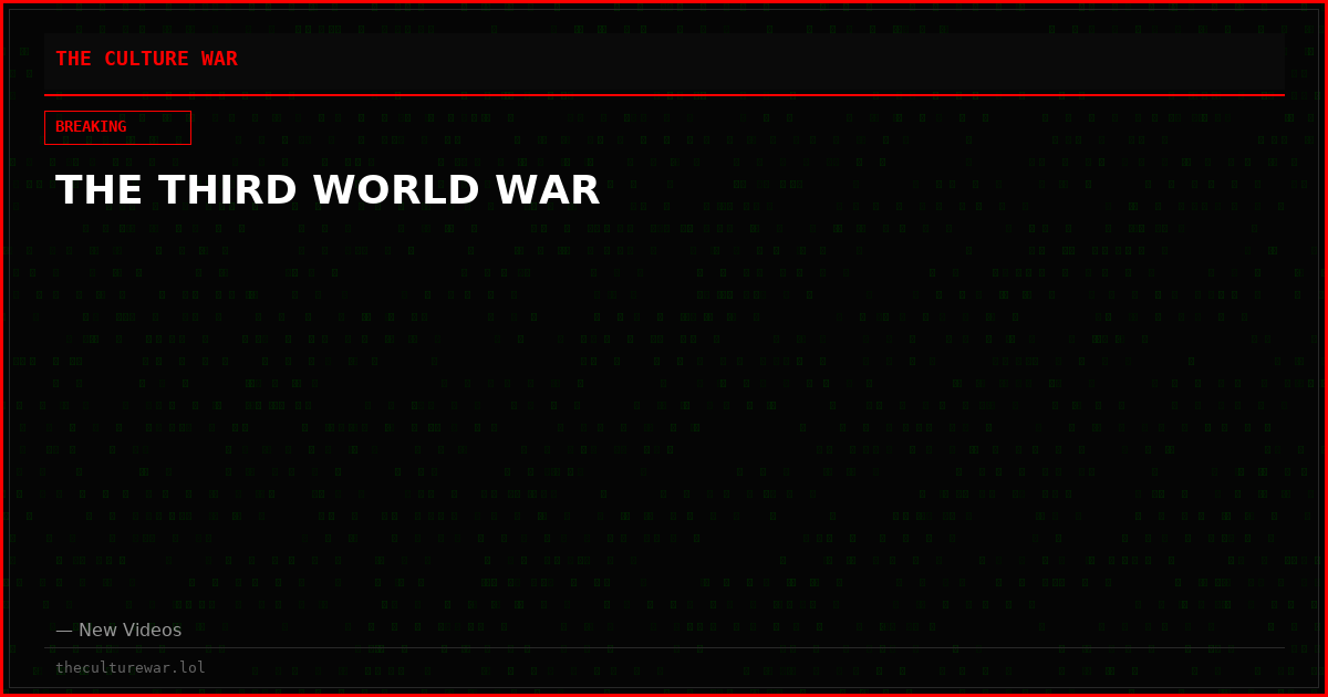 THE THIRD WORLD WAR
