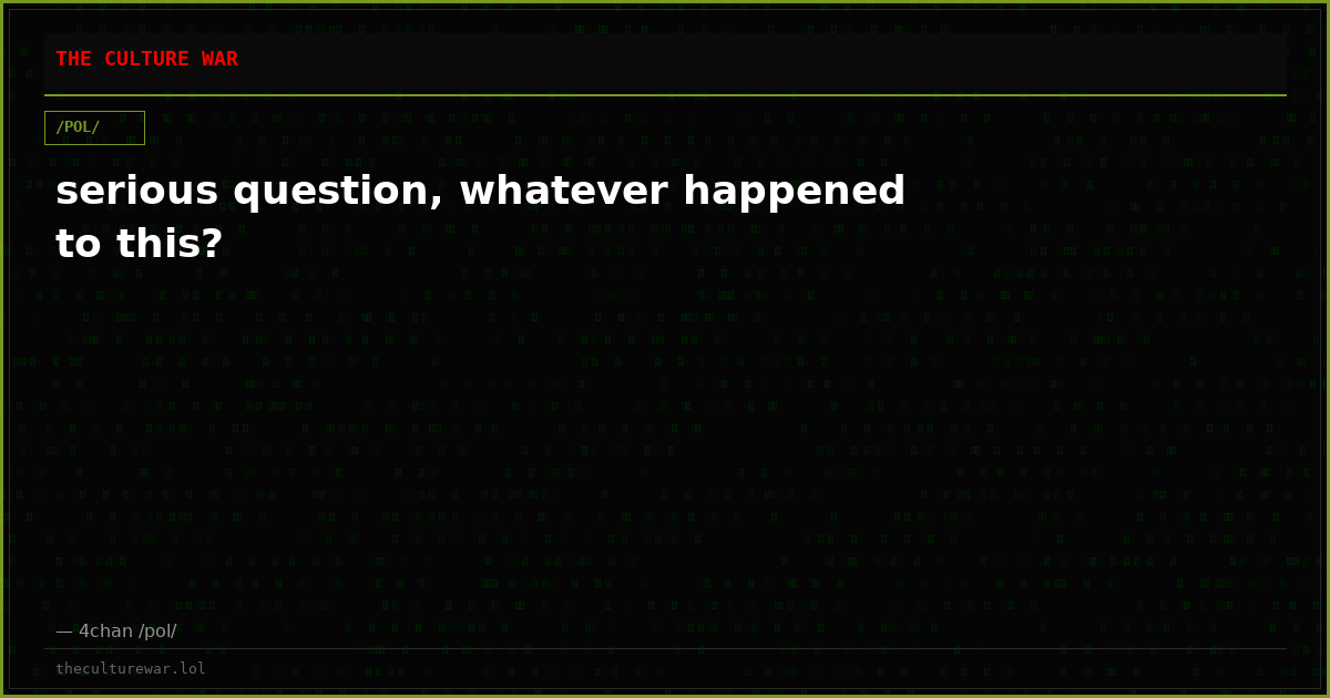 serious question, whatever happened to this?