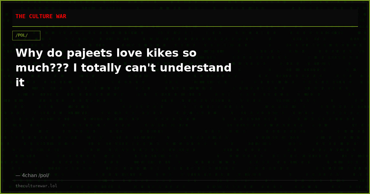 Why do pajeets love kikes so much??? I totally can't understand it
