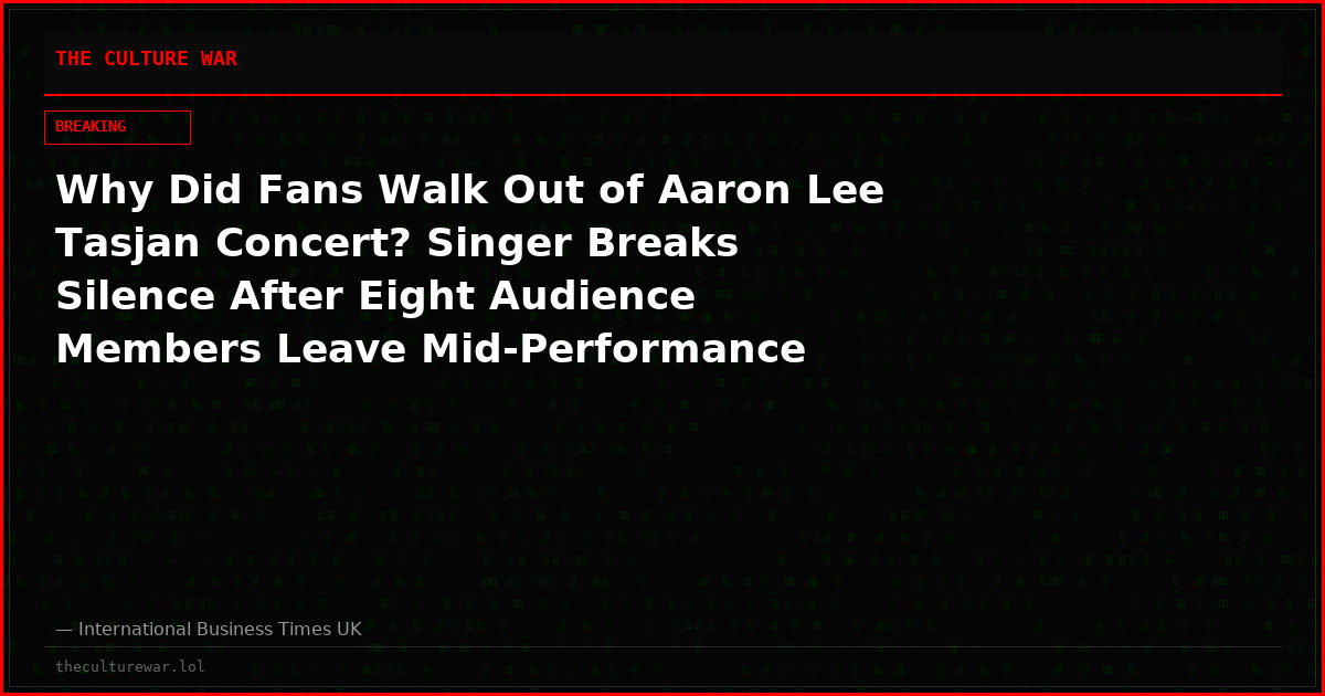 Why Did Fans Walk Out of Aaron Lee Tasjan Concert? Singer Breaks Silence After Eight Audience Members Leave Mid-Performance