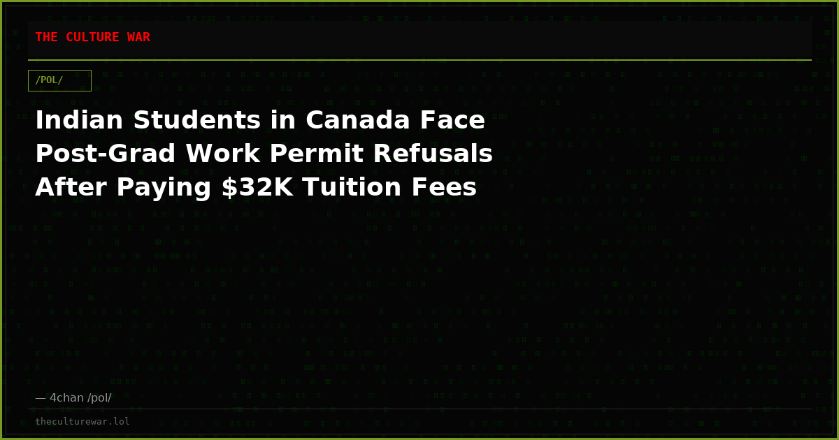 Indian Students in Canada Face Post-Grad Work Permit Refusals After Paying $32K Tuition Fees