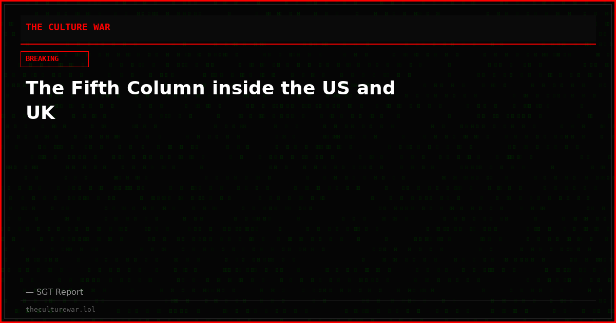 The Fifth Column inside the US and UK