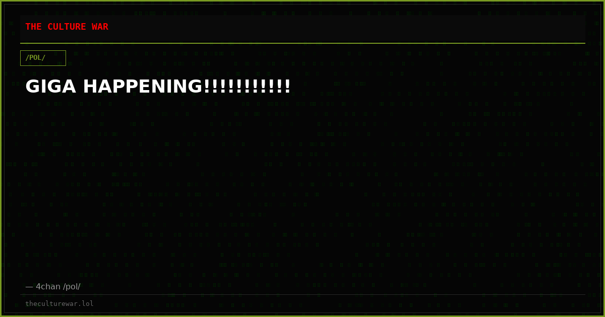 GIGA HAPPENING!!!!!!!!!!!
