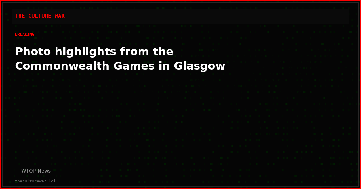 Photo highlights from the Commonwealth Games in Glasgow