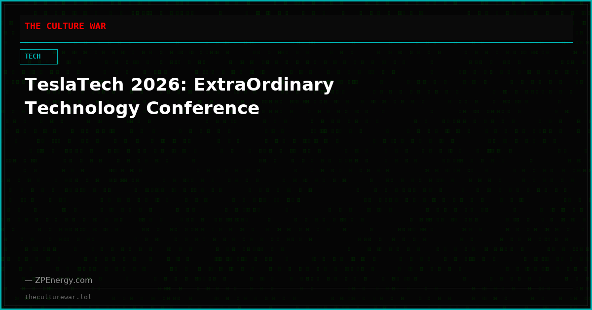 TeslaTech 2026: ExtraOrdinary Technology Conference