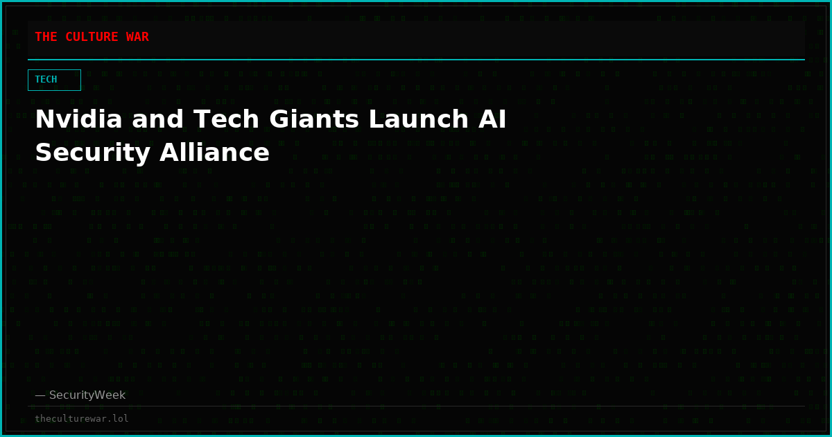 Nvidia and Tech Giants Launch AI Security Alliance
