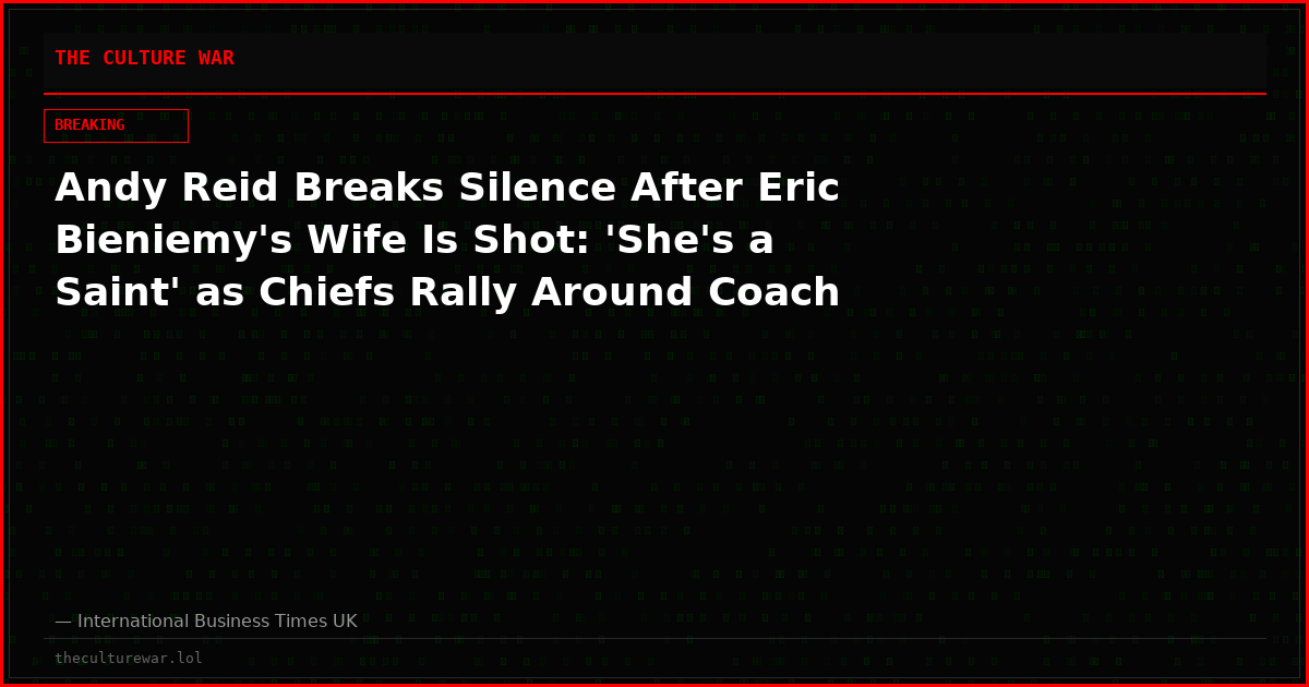 Andy Reid Breaks Silence After Eric Bieniemy's Wife Is Shot: 'She's a Saint' as Chiefs Rally Around Coach