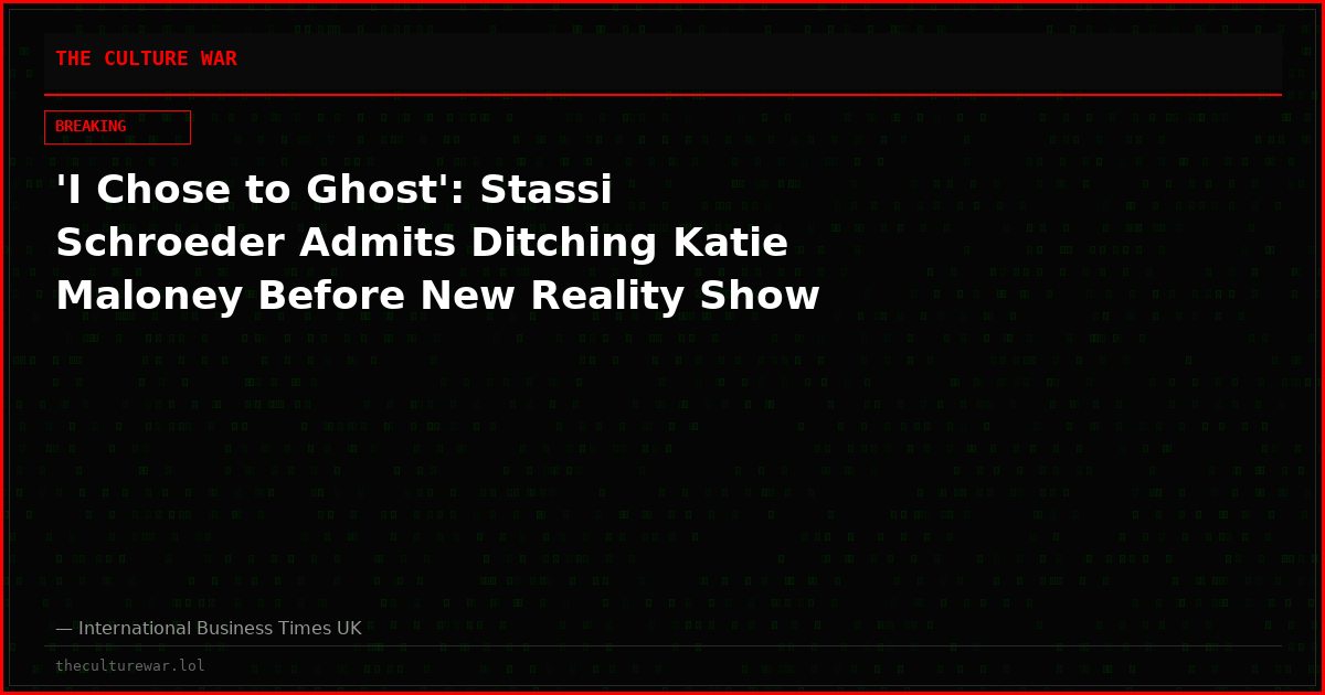 'I Chose to Ghost': Stassi Schroeder Admits Ditching Katie Maloney Before New Reality Show