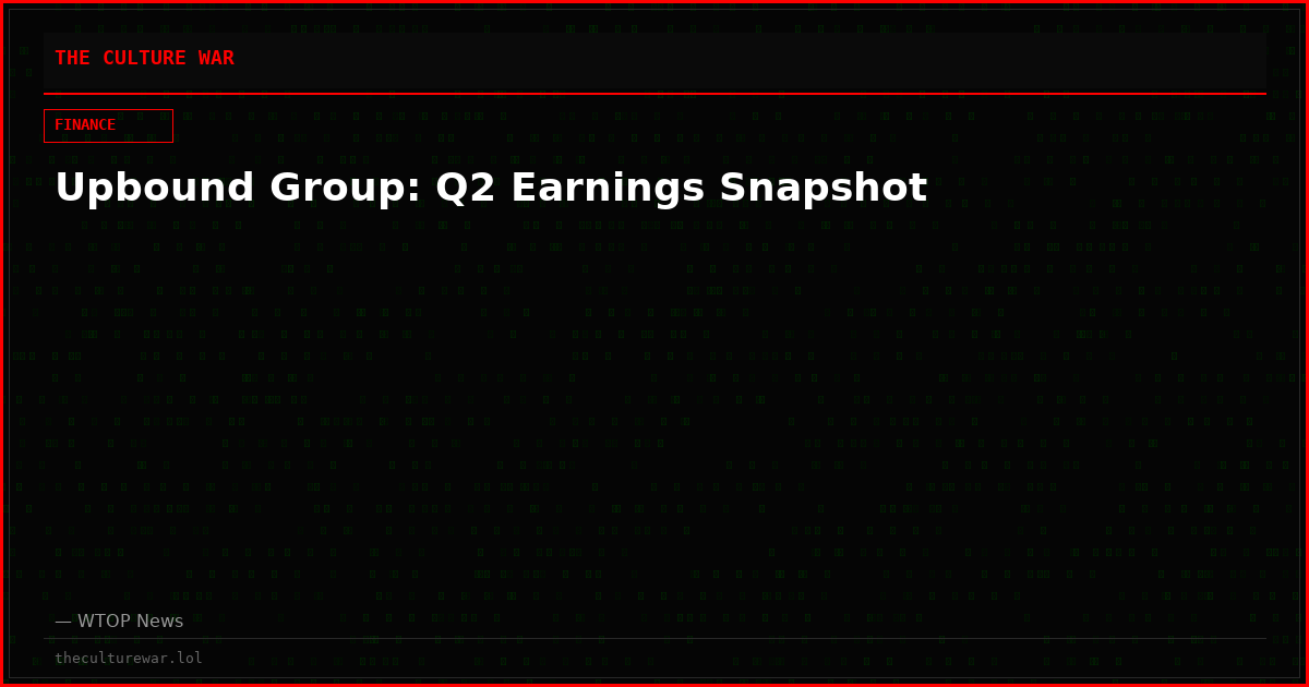 Upbound Group: Q2 Earnings Snapshot
