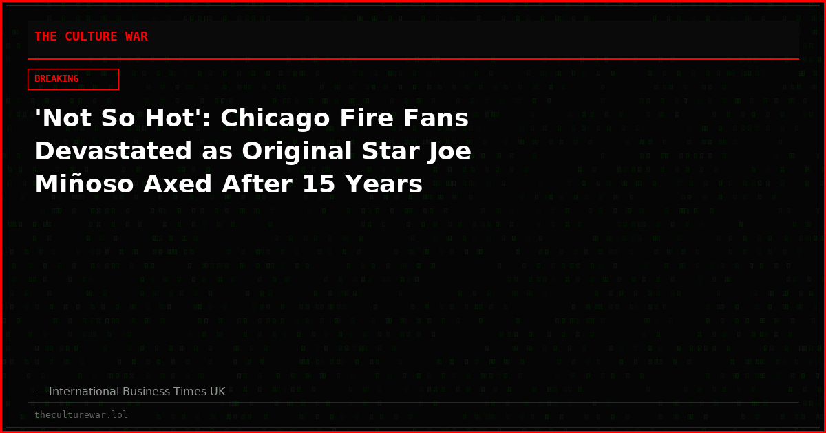 'Not So Hot': Chicago Fire Fans Devastated as Original Star Joe Miñoso Axed After 15 Years