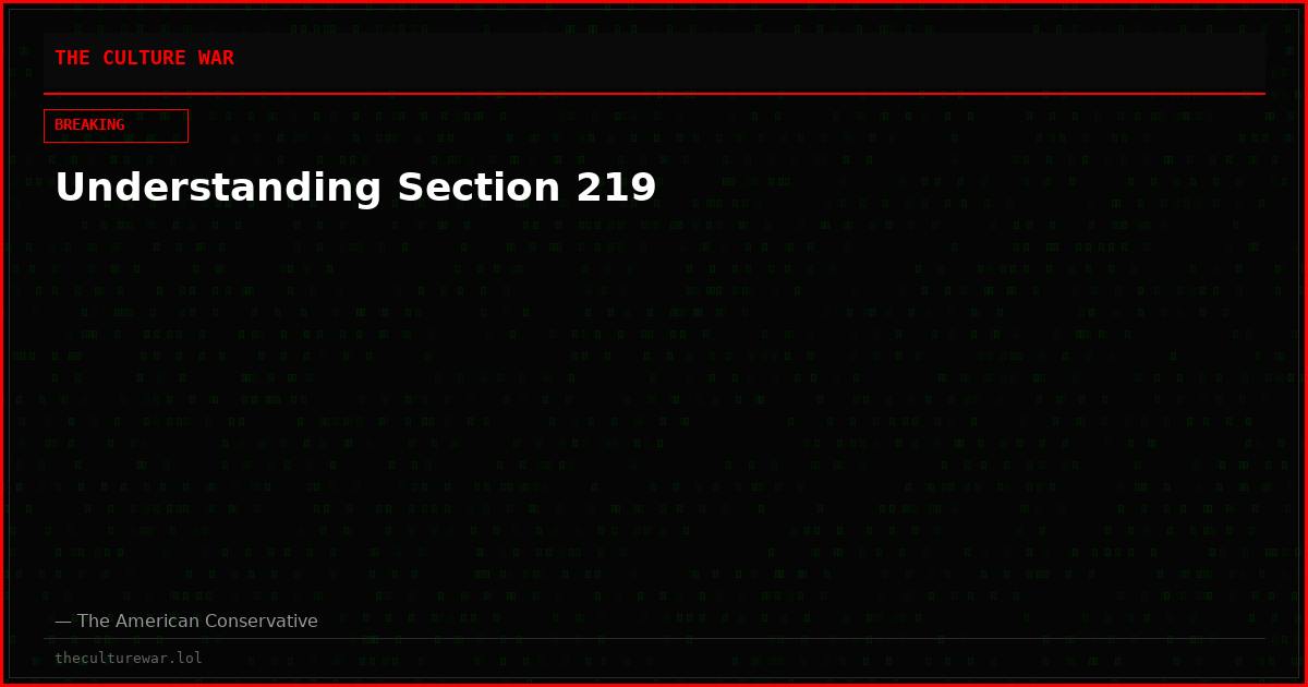 Understanding Section 219
