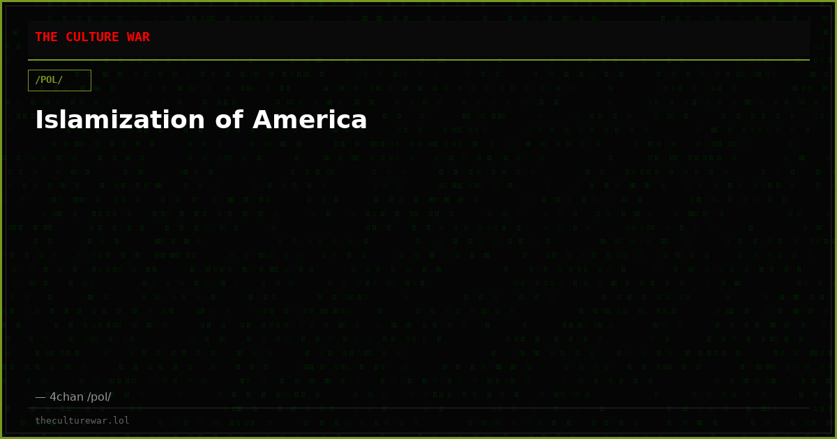 Islamization of America
