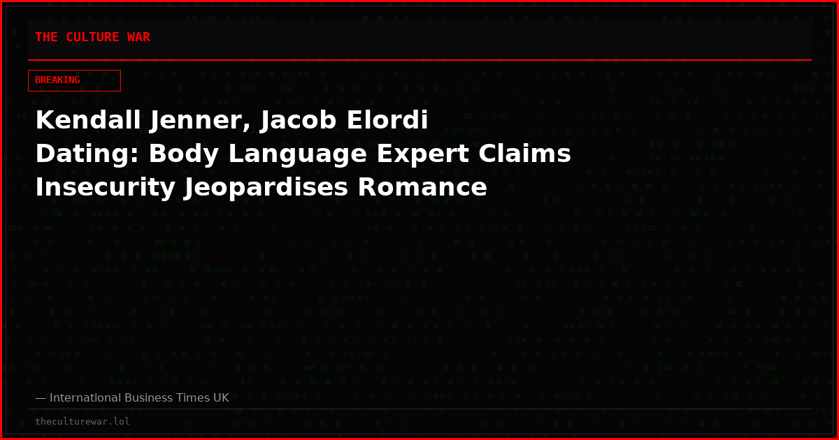 Kendall Jenner, Jacob Elordi Dating: Body Language Expert Claims Insecurity Jeopardises Romance