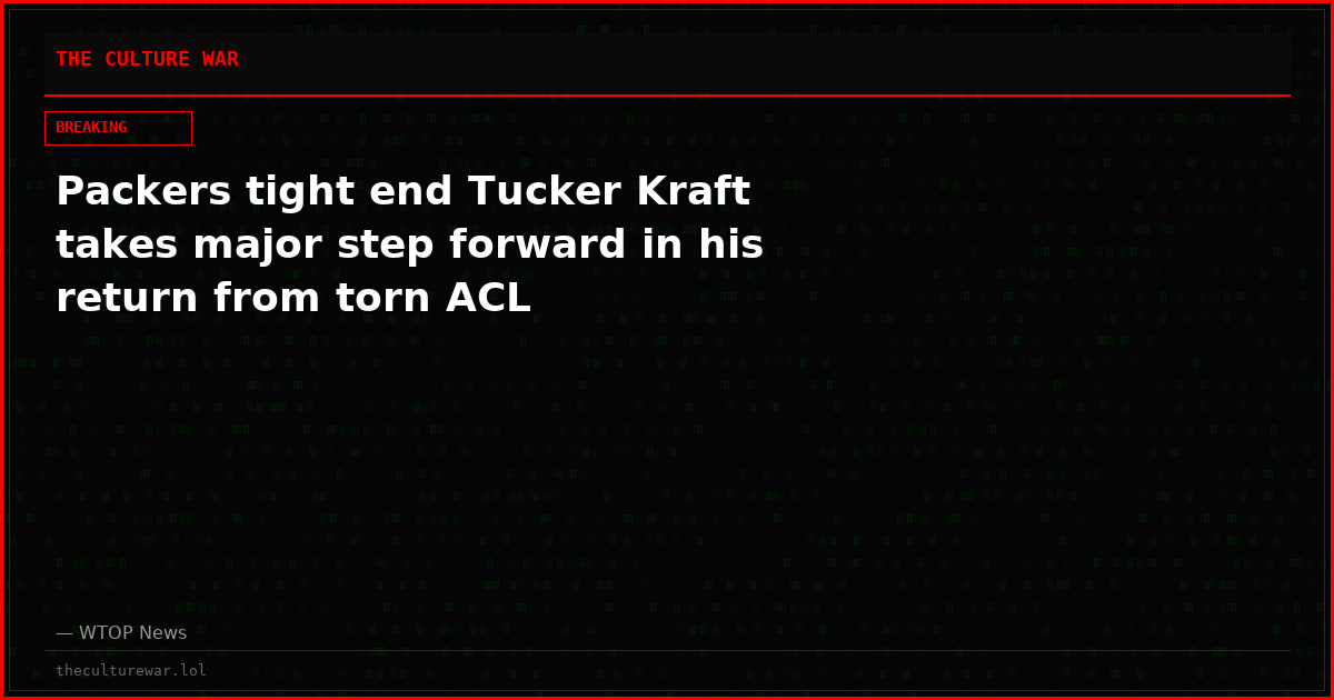 Packers tight end Tucker Kraft takes major step forward in his return from torn ACL