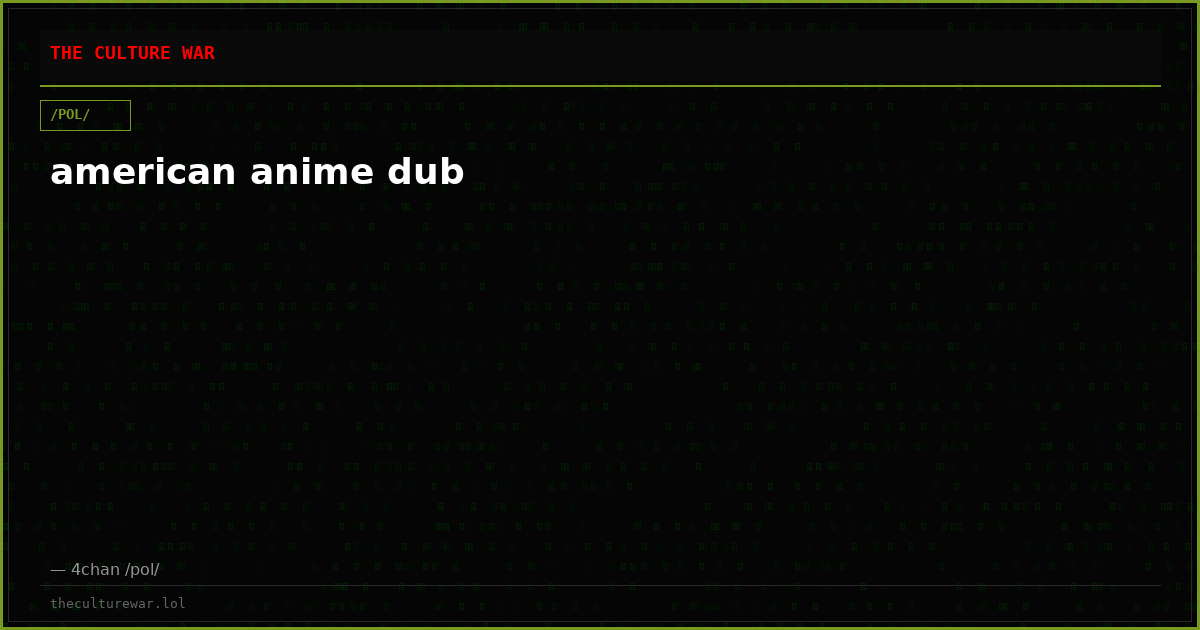 american anime dub