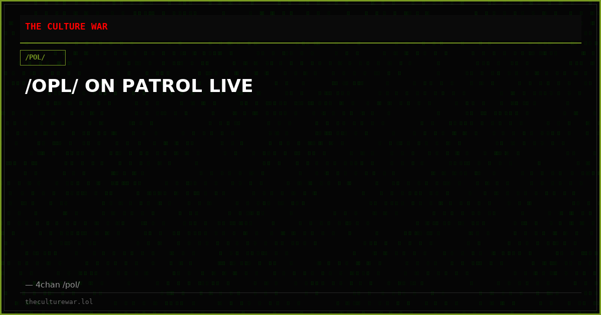 /OPL/ ON PATROL LIVE