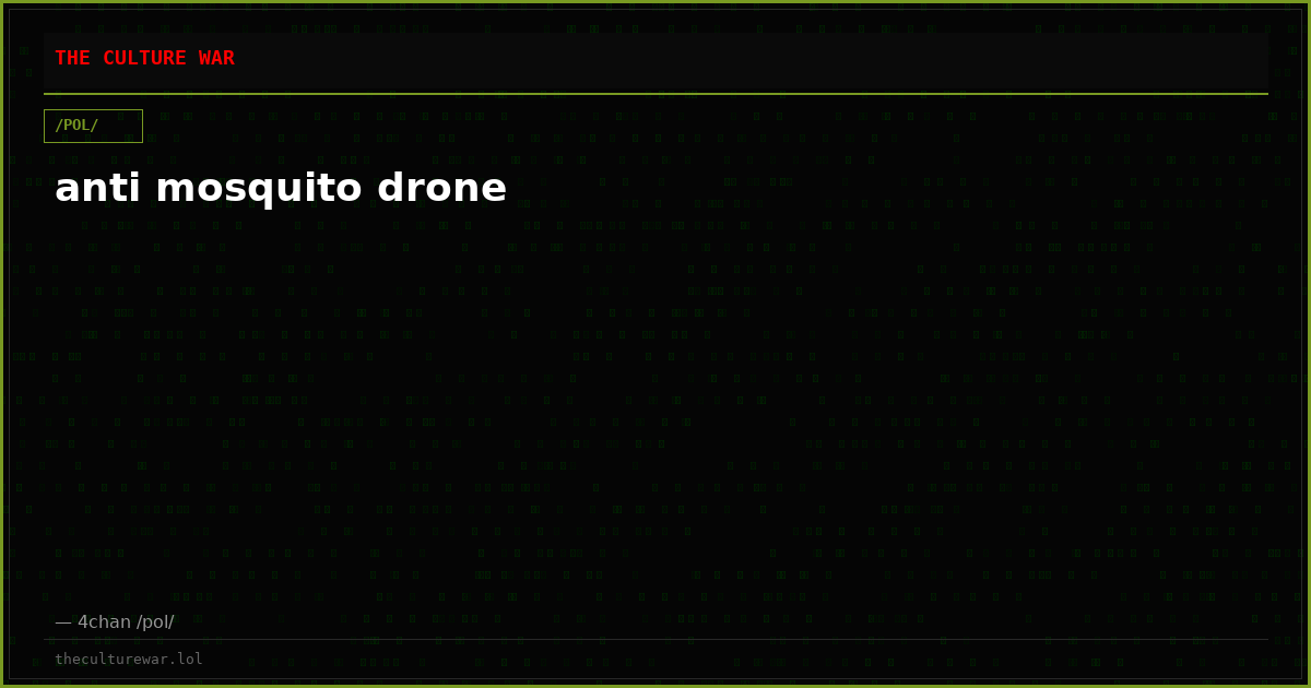 anti mosquito drone