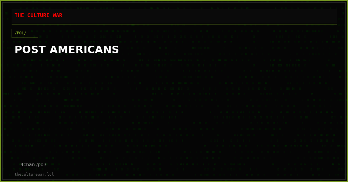 POST AMERICANS