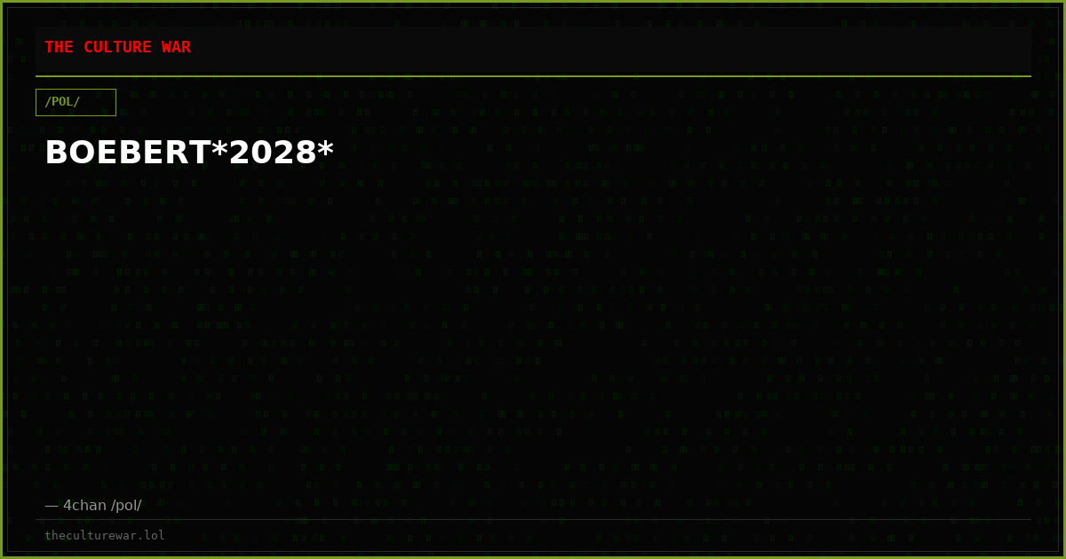 BOEBERT*2028*