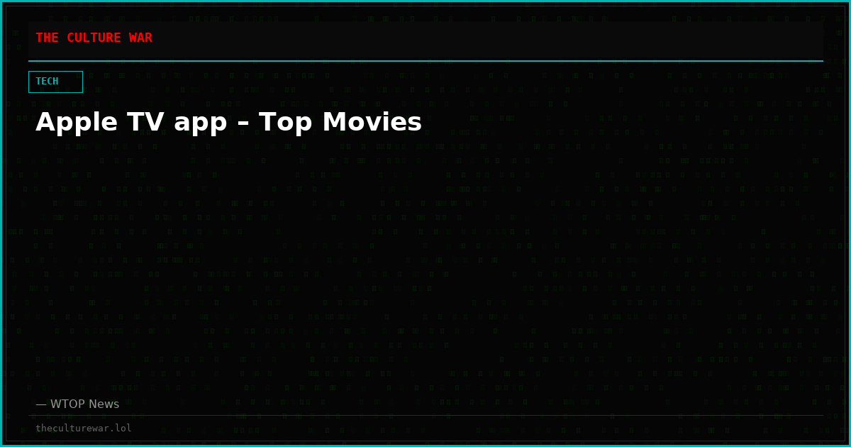 Apple TV app – Top Movies