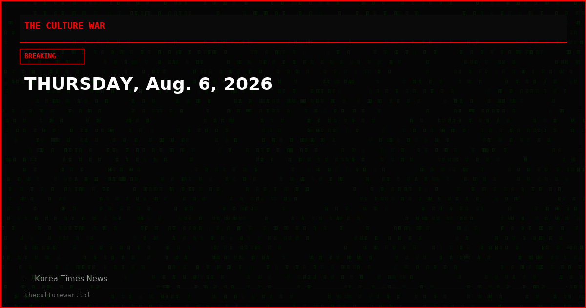THURSDAY, Aug. 6, 2026