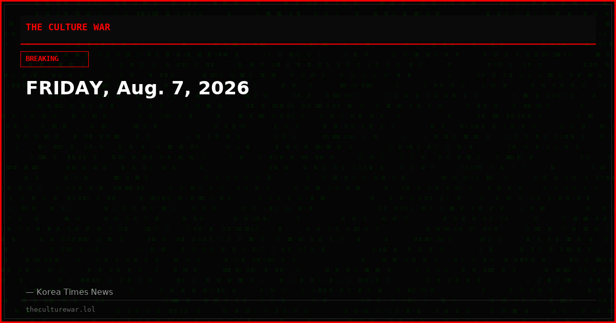 FRIDAY, Aug. 7, 2026