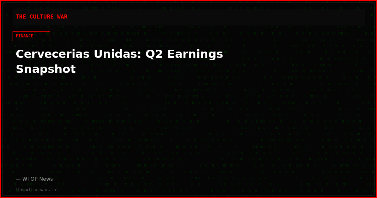 Cervecerias Unidas: Q2 Earnings Snapshot