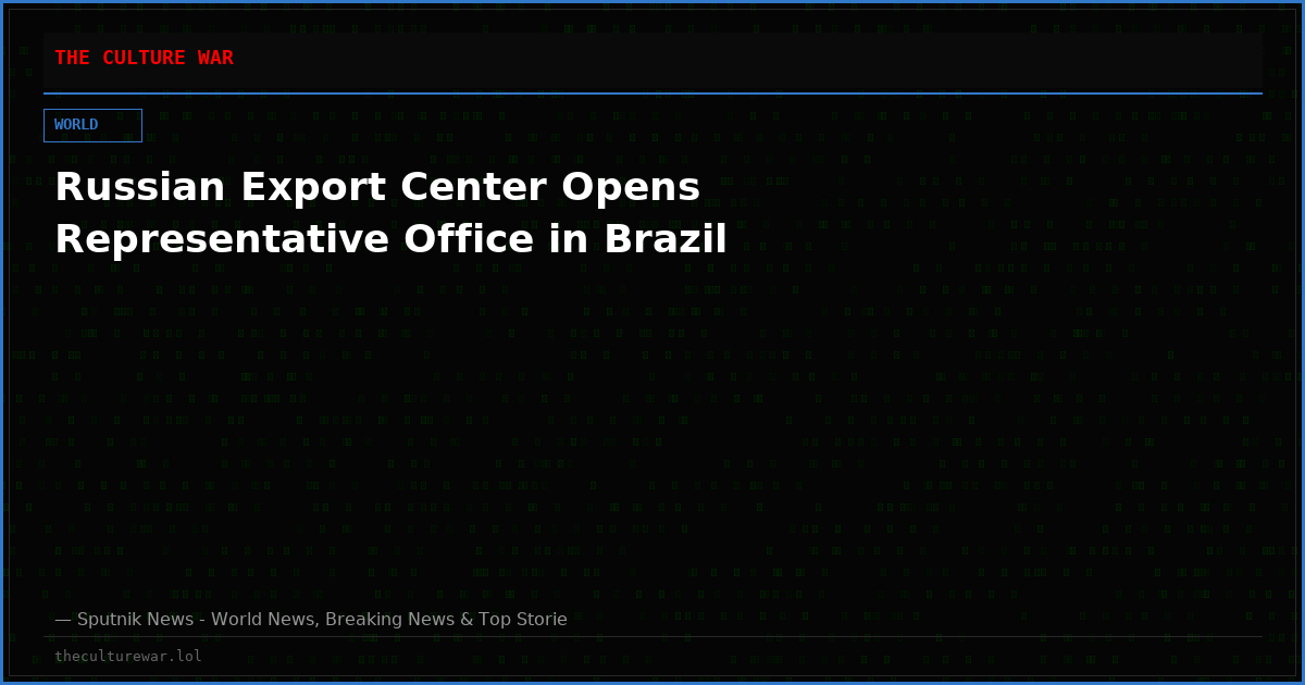 Russian Export Center Opens Representative Office in Brazil