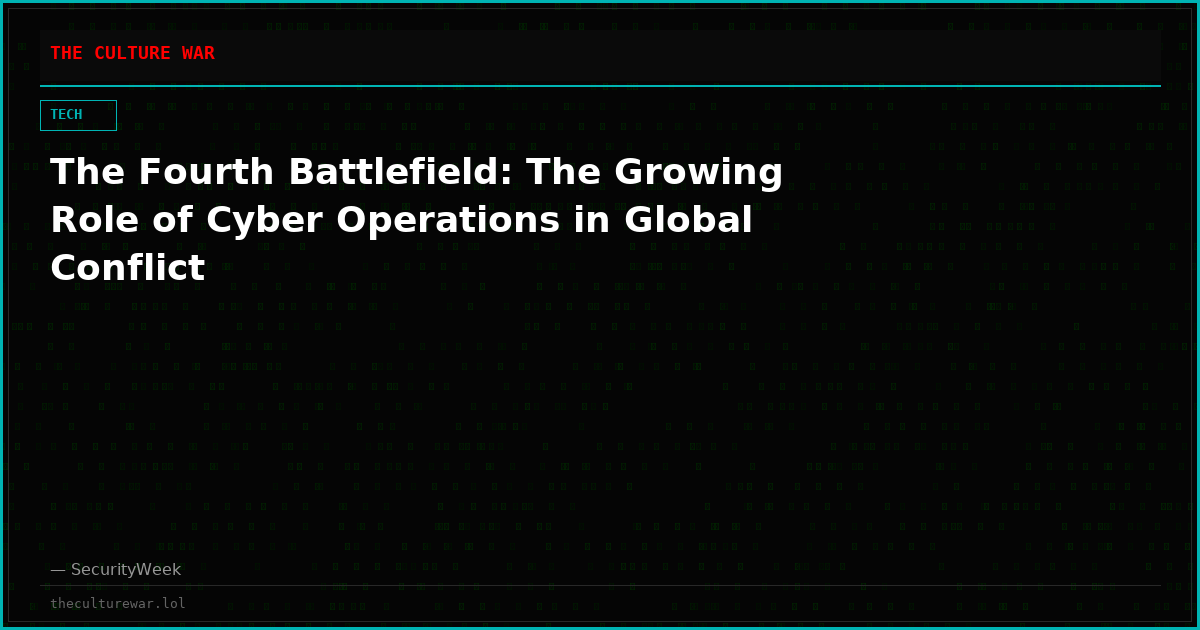 The Fourth Battlefield: The Growing Role of Cyber Operations in Global Conflict