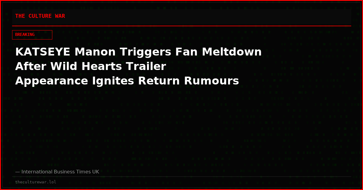 KATSEYE Manon Triggers Fan Meltdown After Wild Hearts Trailer Appearance Ignites Return Rumours