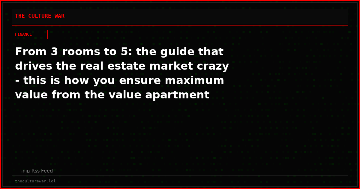 From 3 rooms to 5: the guide that drives the real estate market crazy - this is how you ensure maximum value from the value apartment