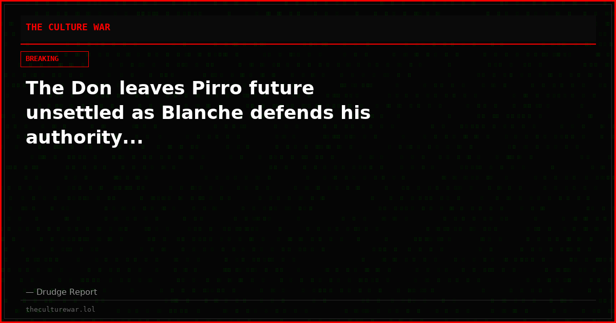 The Don leaves Pirro future unsettled as Blanche defends his authority...