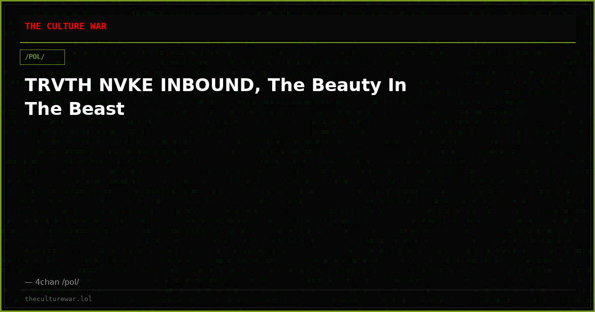 TRVTH NVKE INBOUND, The Beauty In The Beast