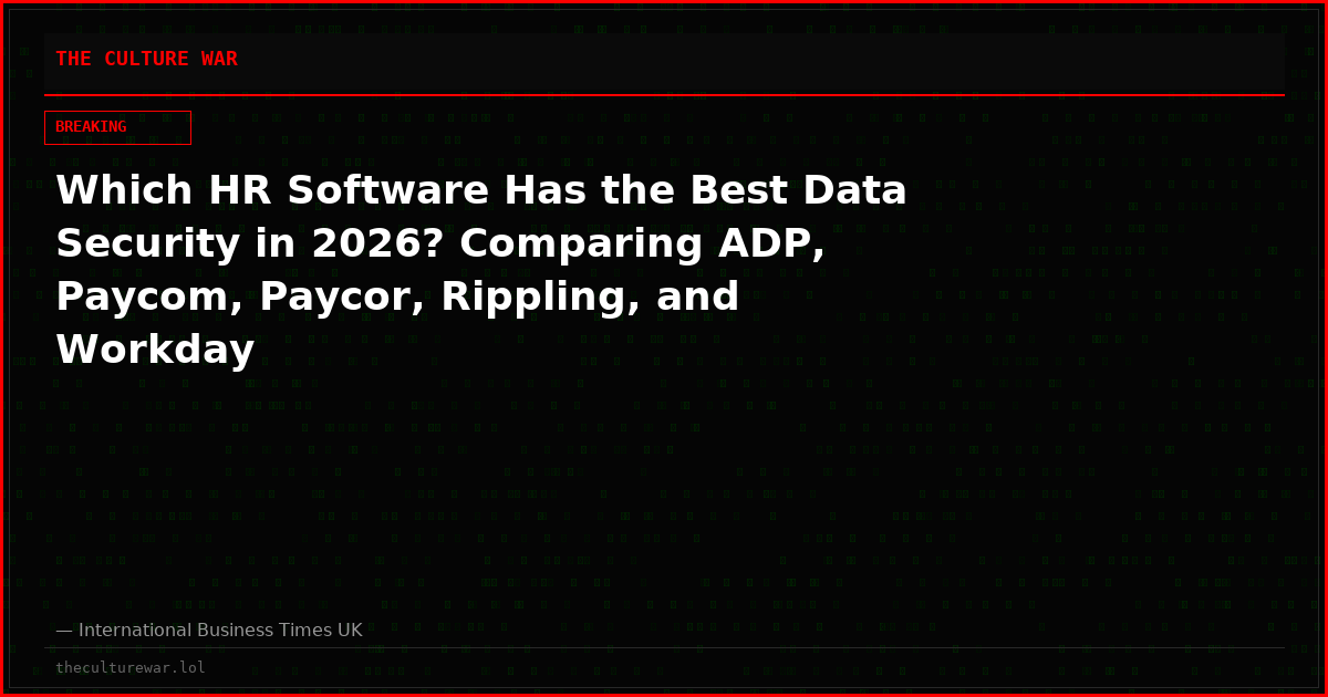 Which HR Software Has the Best Data Security in 2026? Comparing ADP, Paycom, Paycor, Rippling, and Workday