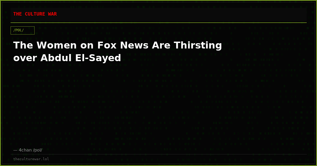 The Women on Fox News Are Thirsting over Abdul El-Sayed