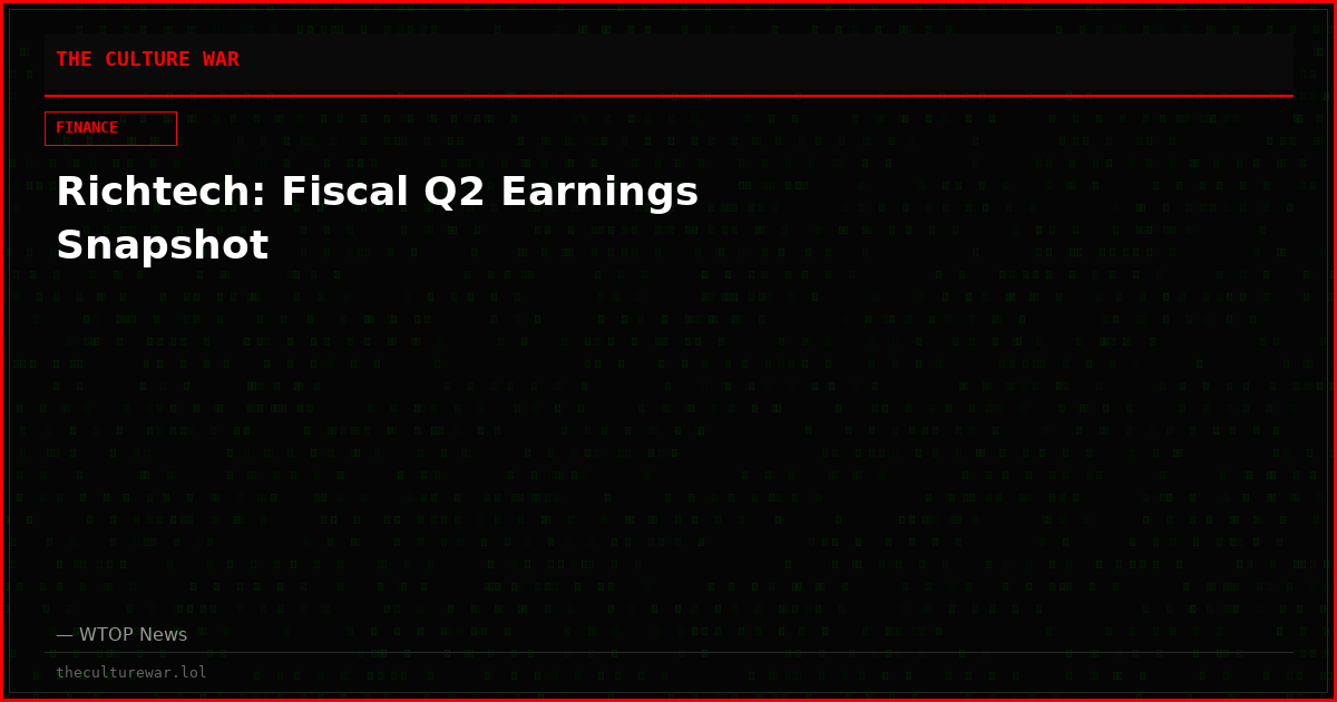 Richtech: Fiscal Q2 Earnings Snapshot