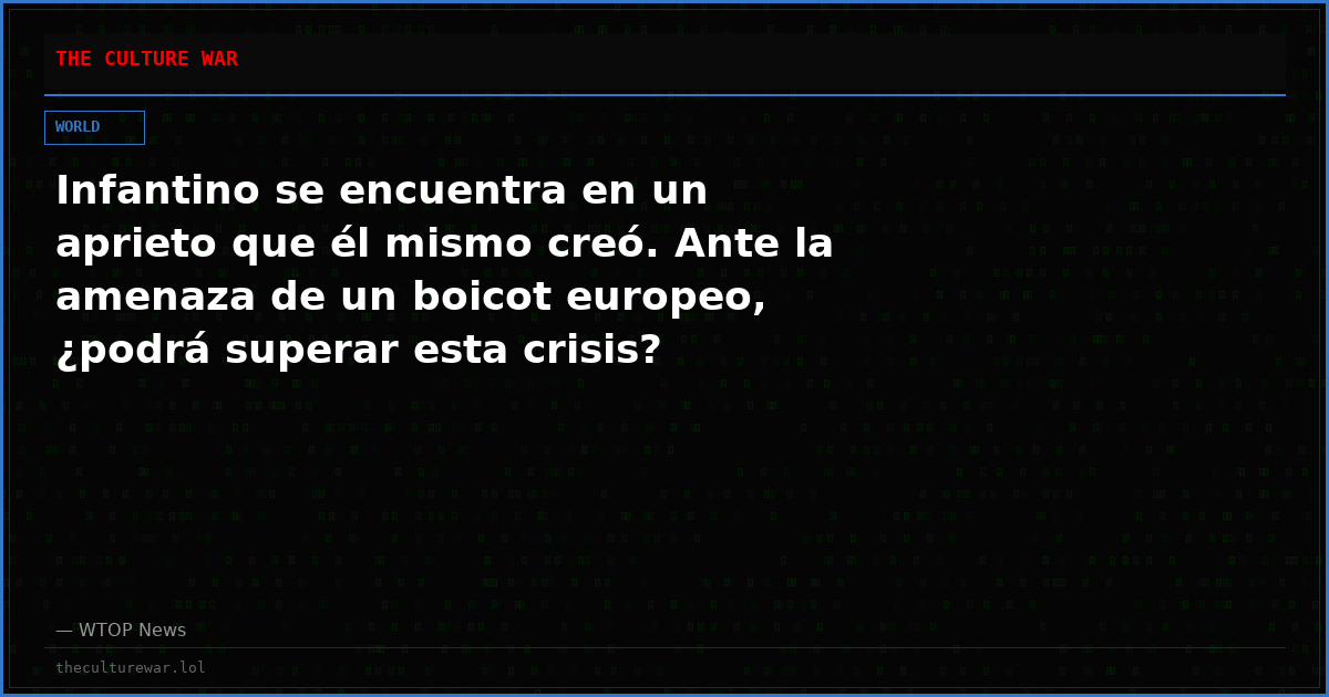 Infantino se encuentra en un aprieto que él mismo creó. Ante la amenaza de un boicot europeo, ¿podrá superar esta crisis?