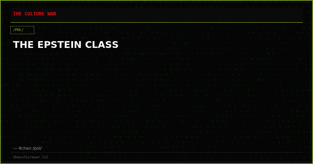 THE EPSTEIN CLASS